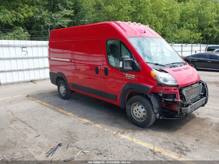 2020 RAM PROMASTER 2500 HIGH ROOF 136 WB | 3C6TRVCG9LE124439 | UPCARS