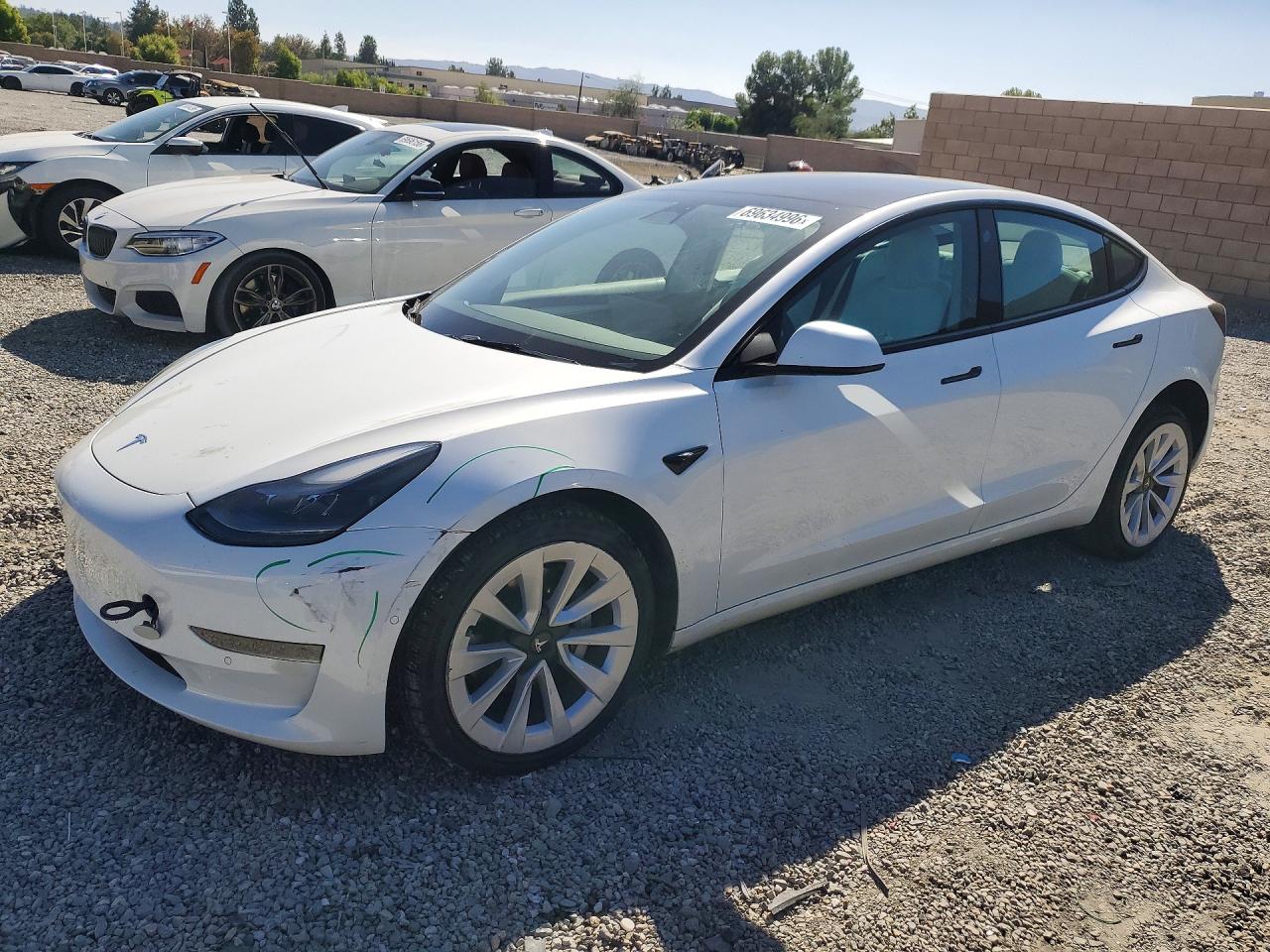 2022 TESLA MODEL 3 | 5YJ3E1EA7NF303730 | UPCARS