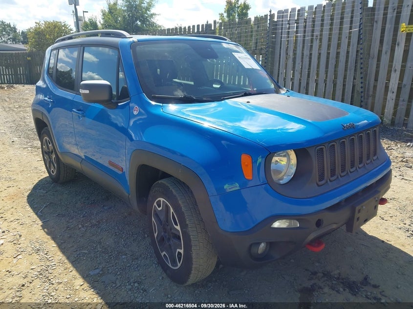 2015 JEEP RENEGADE TRAILHAWK | ZACCJBCT3FPB85014 | UPCARS