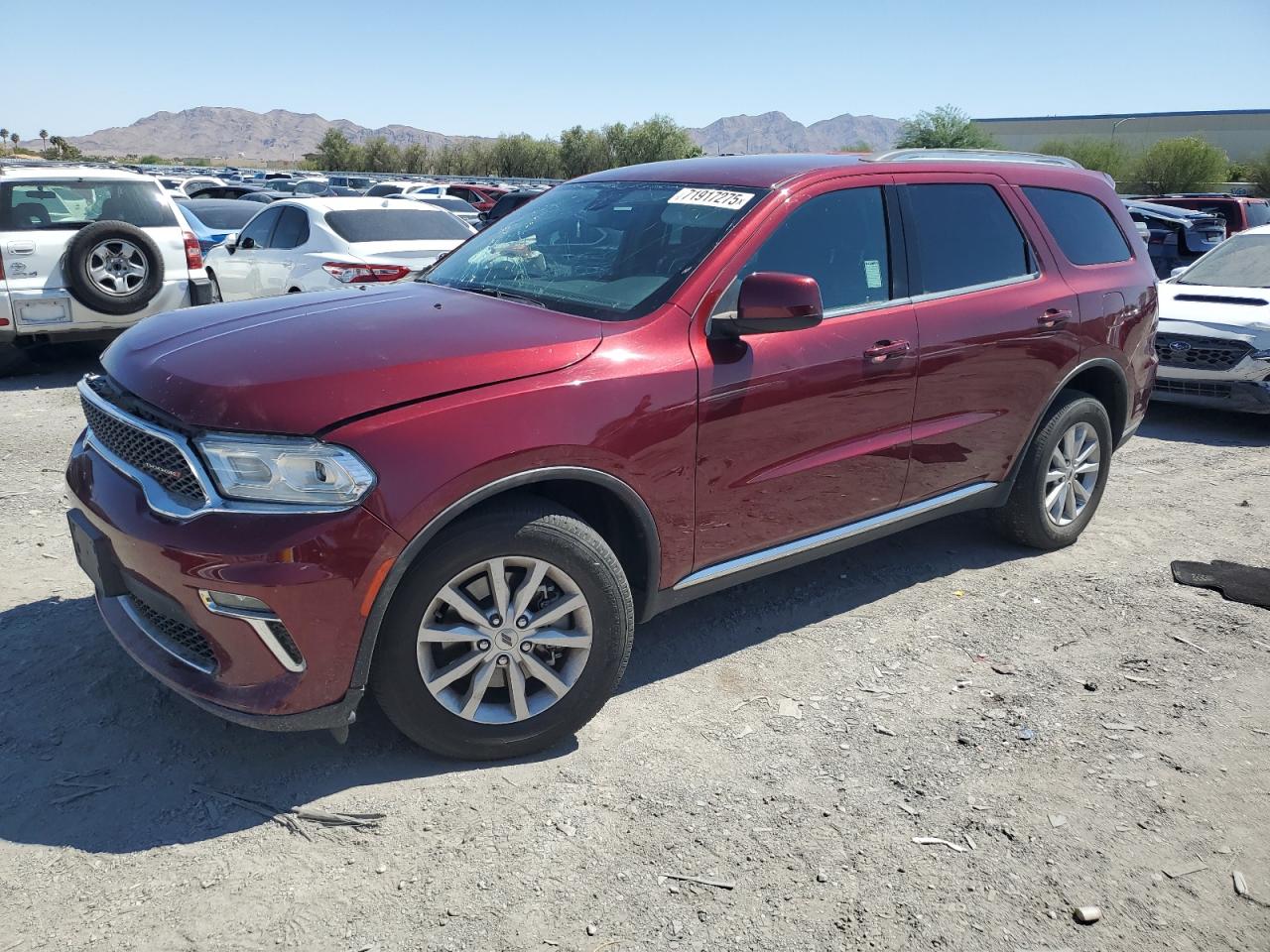 2022 DODGE DURANGO SXT | 1C4RDJAG6NC161438 | UPCARS