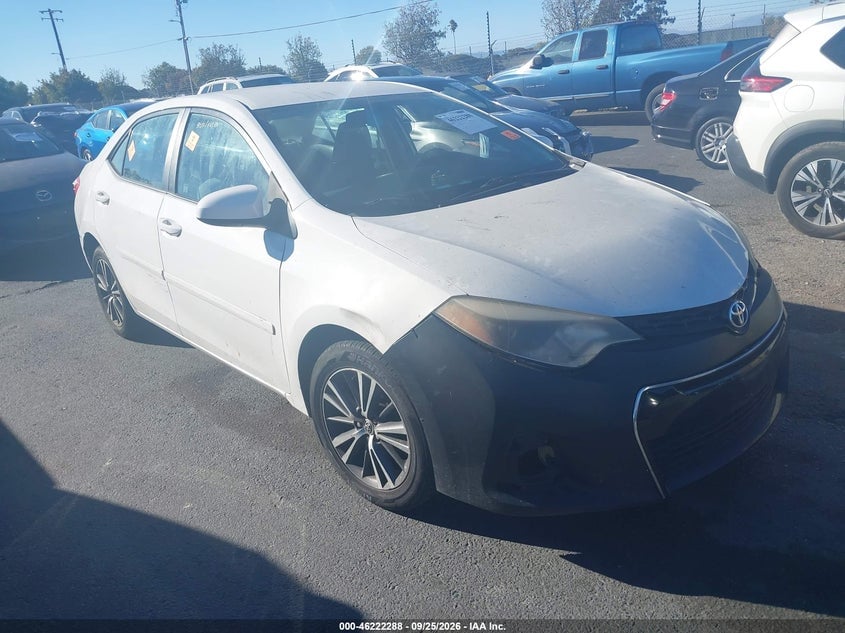 2016 TOYOTA COROLLA LE PLUS | 5YFBURHE4GP438974 | UPCARS