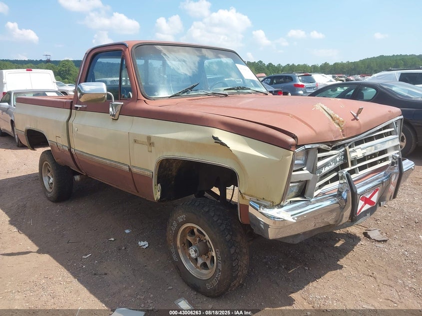 1983 CHEVROLET K10 | 1GCEK14H9DF306946 | UPCARS