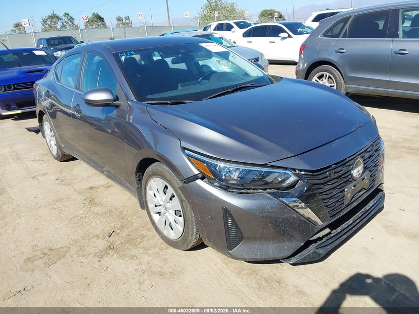 2025 NISSAN SENTRA S | 3N1AB8BV5SY267975 | UPCARS