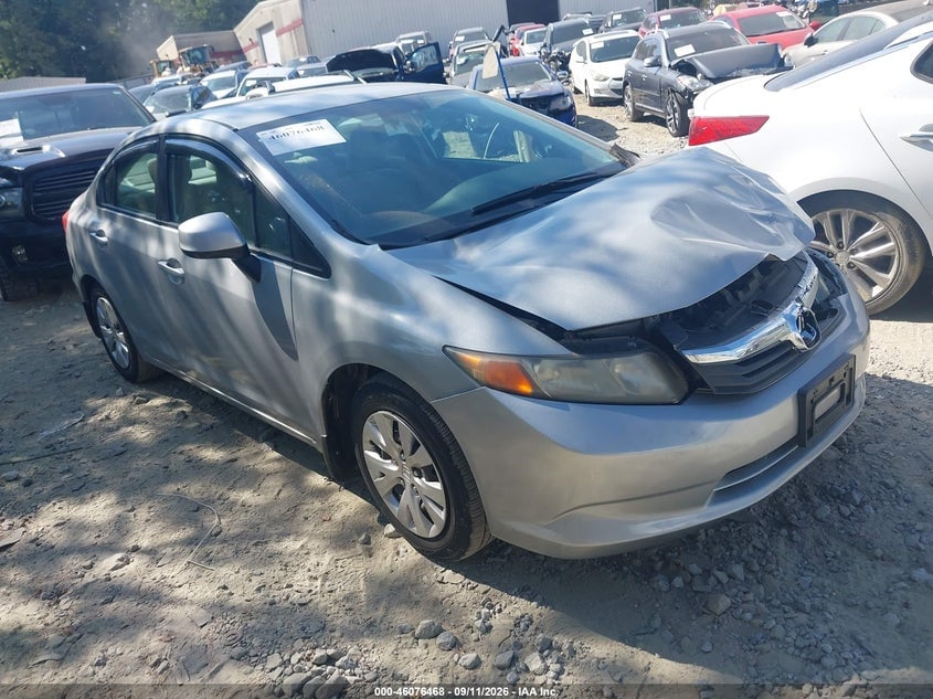 2012 HONDA CIVIC LX | 2HGFB2F51CH575664 | UPCARS