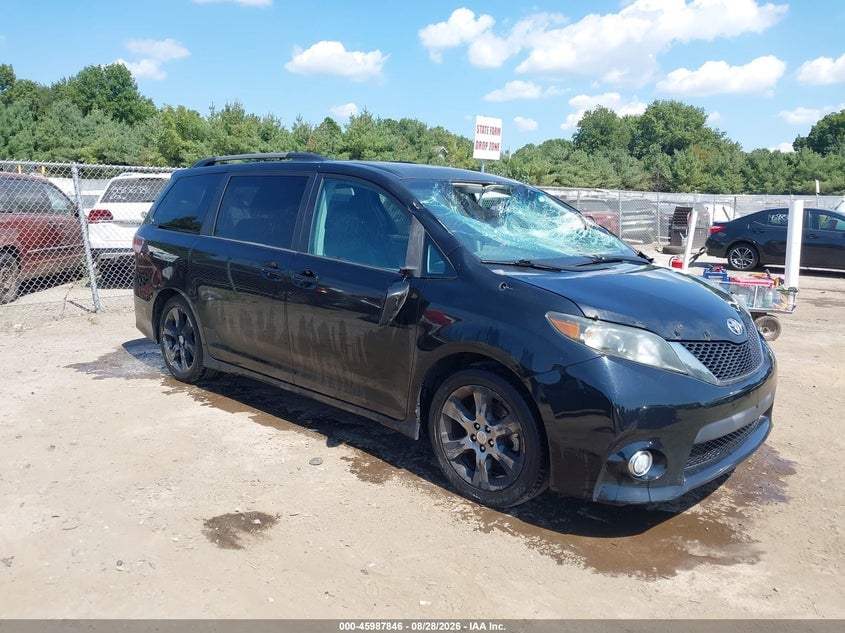 2012 TOYOTA SIENNA SE 8 PASSENGER | 5TDXK3DC1CS213295 | UPCARS