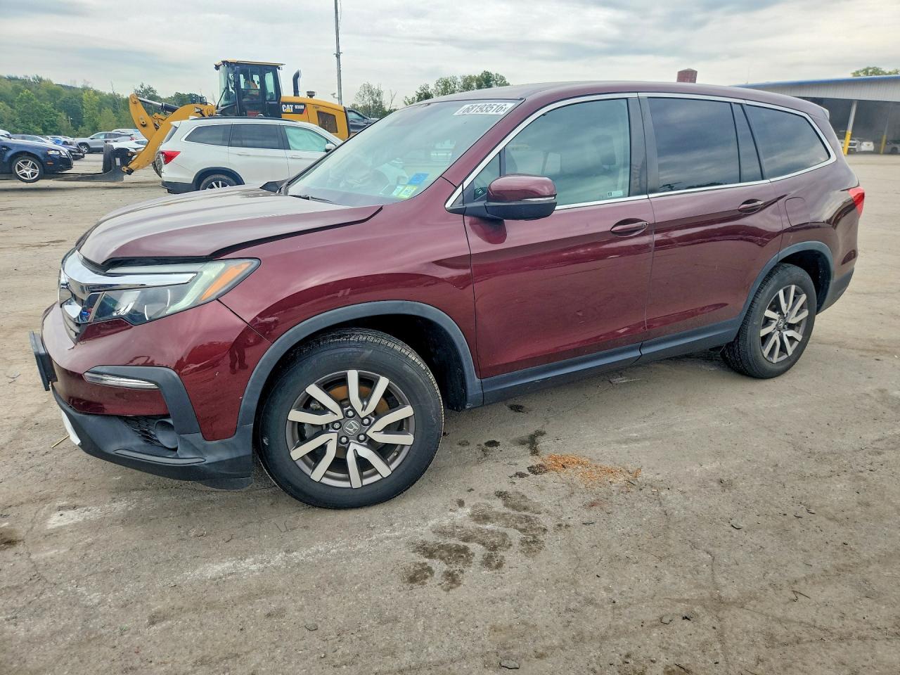 2021 HONDA PILOT EX | 5FNYF6H38MB040143 | UPCARS