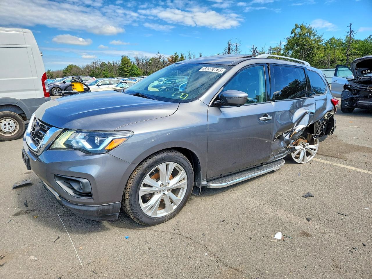 2018 NISSAN PATHFINDER S | 5N1DR2MM5JC678562 | UPCARS