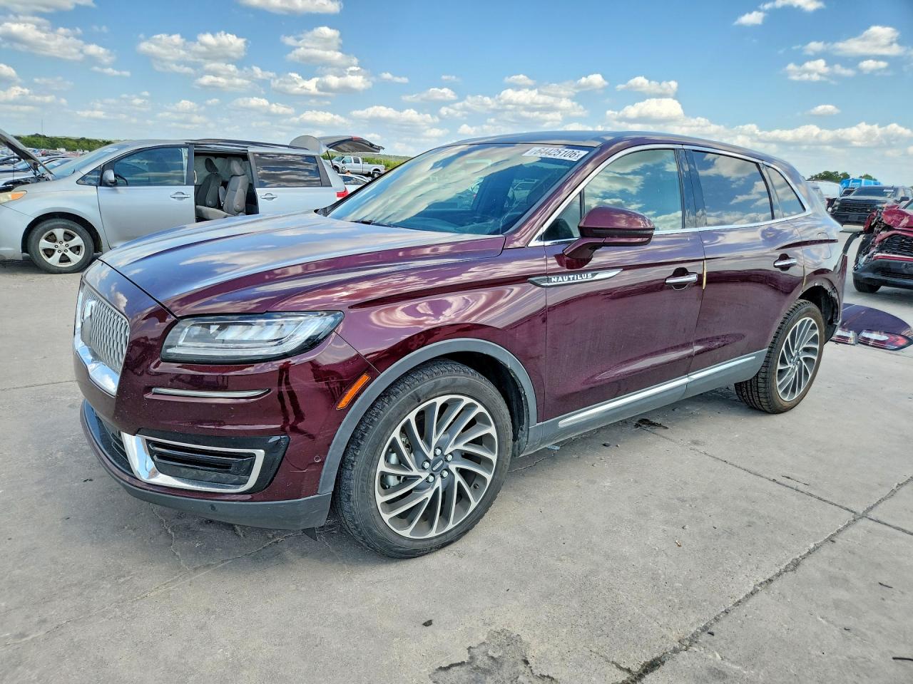 2019 LINCOLN NAUTILUS RESERVE | 2LMPJ8L98KBL14405 | UPCARS