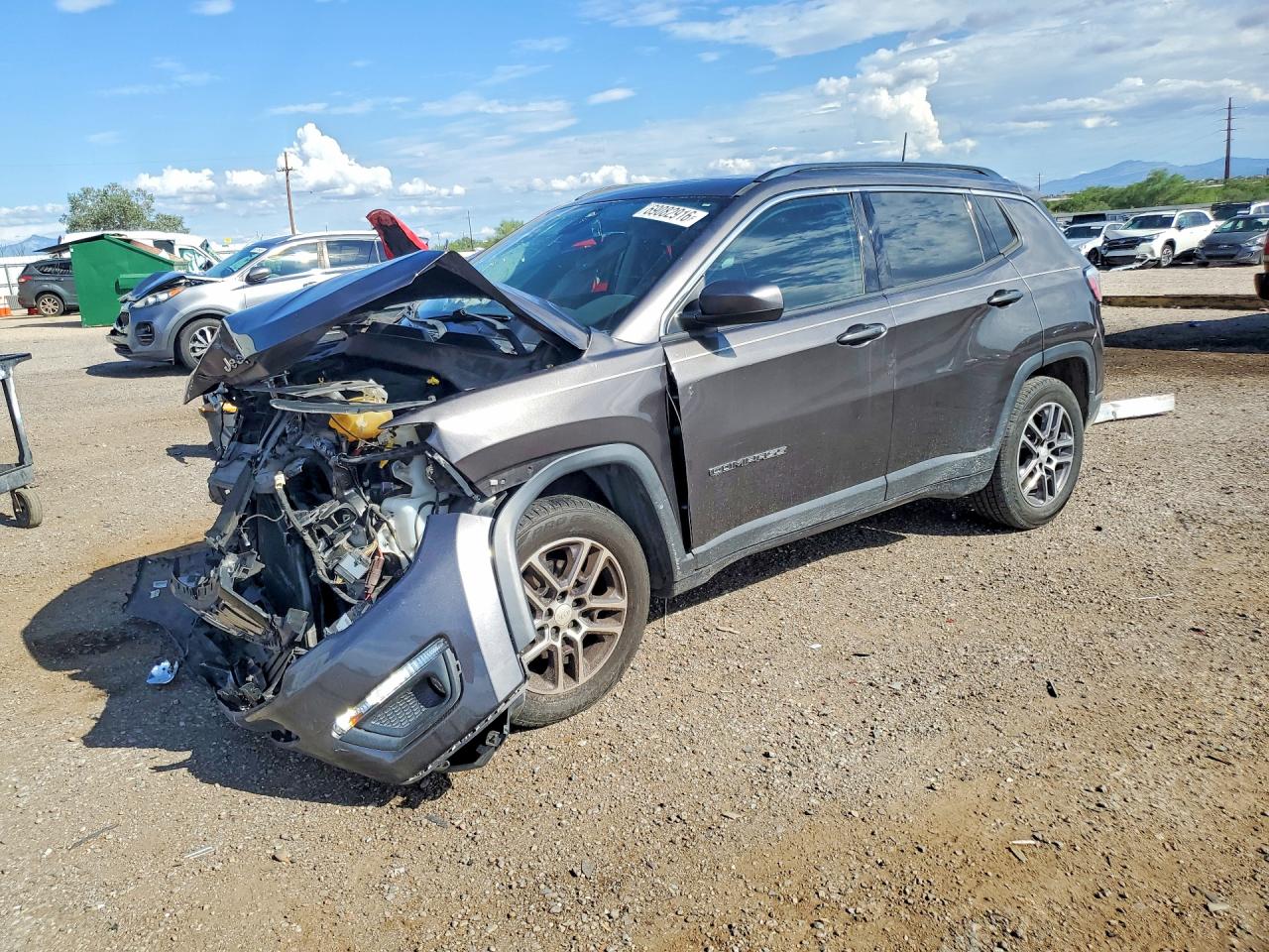 2017 JEEP COMPASS LATITUDE | 3C4NJCBB7HT632589 | UPCARS
