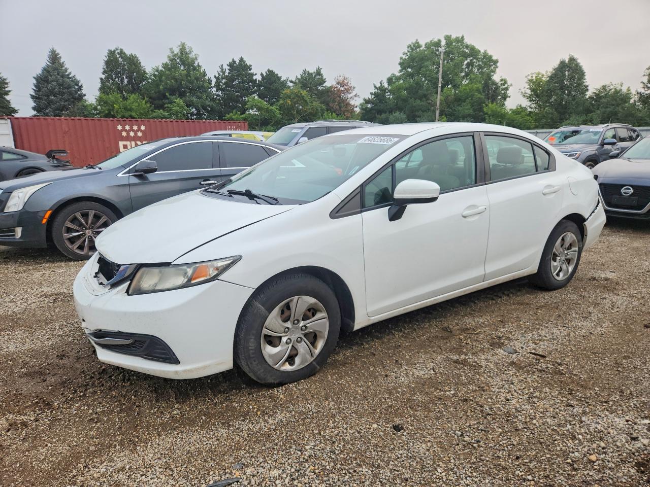 2014 HONDA CIVIC LX | 19XFB2F55EE025980 | UPCARS