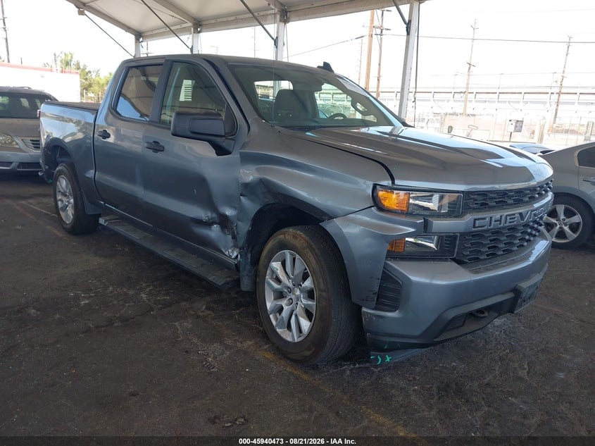 2021 CHEVROLET SILVERADO 1500 2WD  SHORT BED CUSTOM | 3GCPWBEK4MG408019 | UPCARS