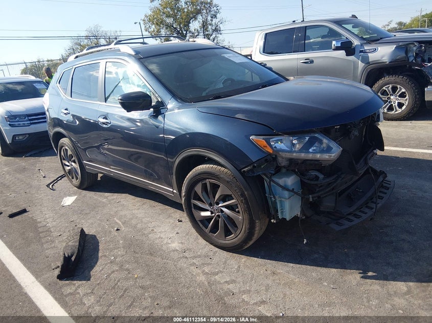 2016 NISSAN ROGUE SL | KNMAT2MV3GP729060 | UPCARS