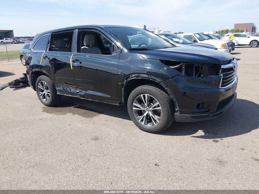 2016 TOYOTA HIGHLANDER XLE V6 | 5TDJKRFH5GS353924 | UPCARS