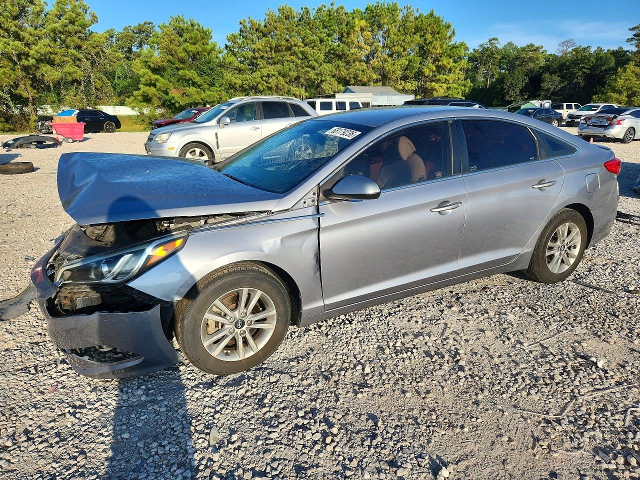 2017 HYUNDAI SONATA SE | 5NPE24AF1HH458817 | UPCARS