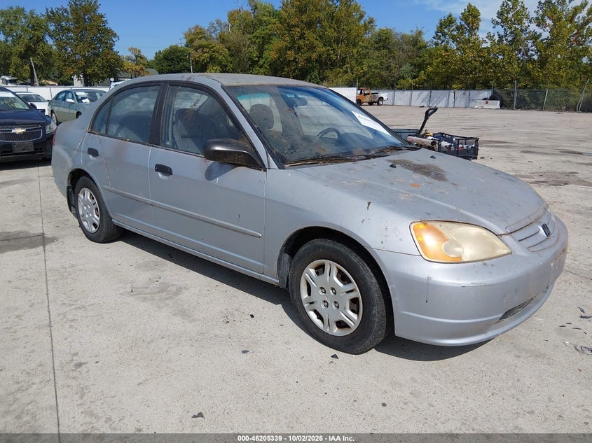 2001 HONDA CIVIC LX | 2HGES16571H533549 | UPCARS