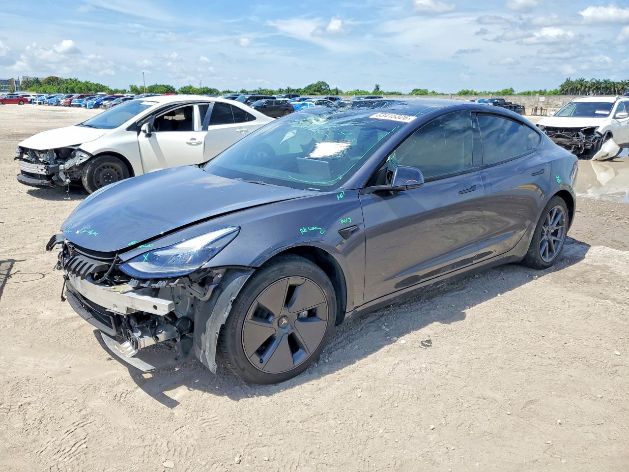 2022 TESLA MODEL 3 | 5YJ3E1EB9NF345020 | UPCARS