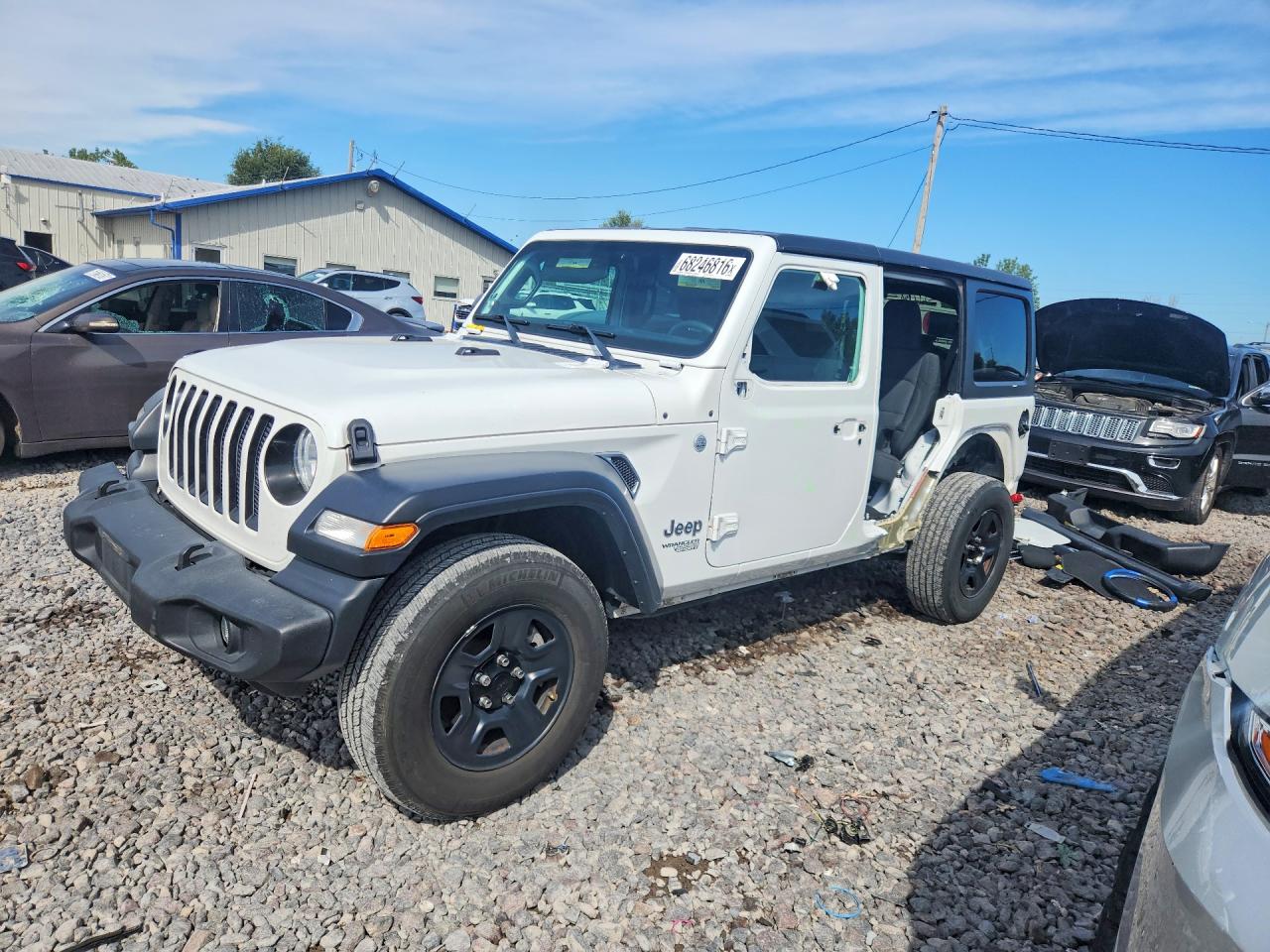 2018 JEEP WRANGLER SPORT | 1C4HJXDGXJW142676 | UPCARS
