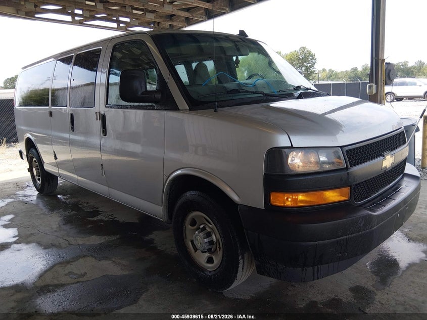 2020 CHEVROLET EXPRESS PASSENGE RWD 3500 EXTENDED WHEELBASE LS | 1GAZGNFG4L1253673 | UPCARS