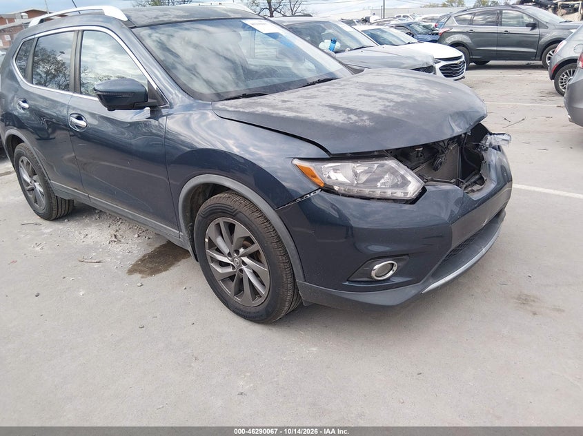 2016 NISSAN ROGUE SL | KNMAT2MT7GP715905 | UPCARS
