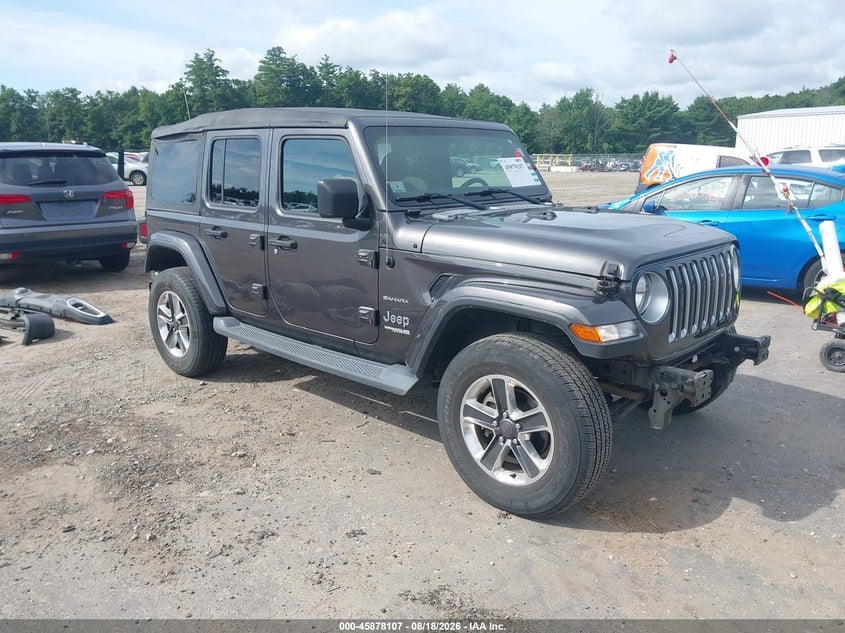 2019 JEEP WRANGLER UNLIMITED SAHARA 4X4 | 1C4HJXEG4KW576012 | UPCARS