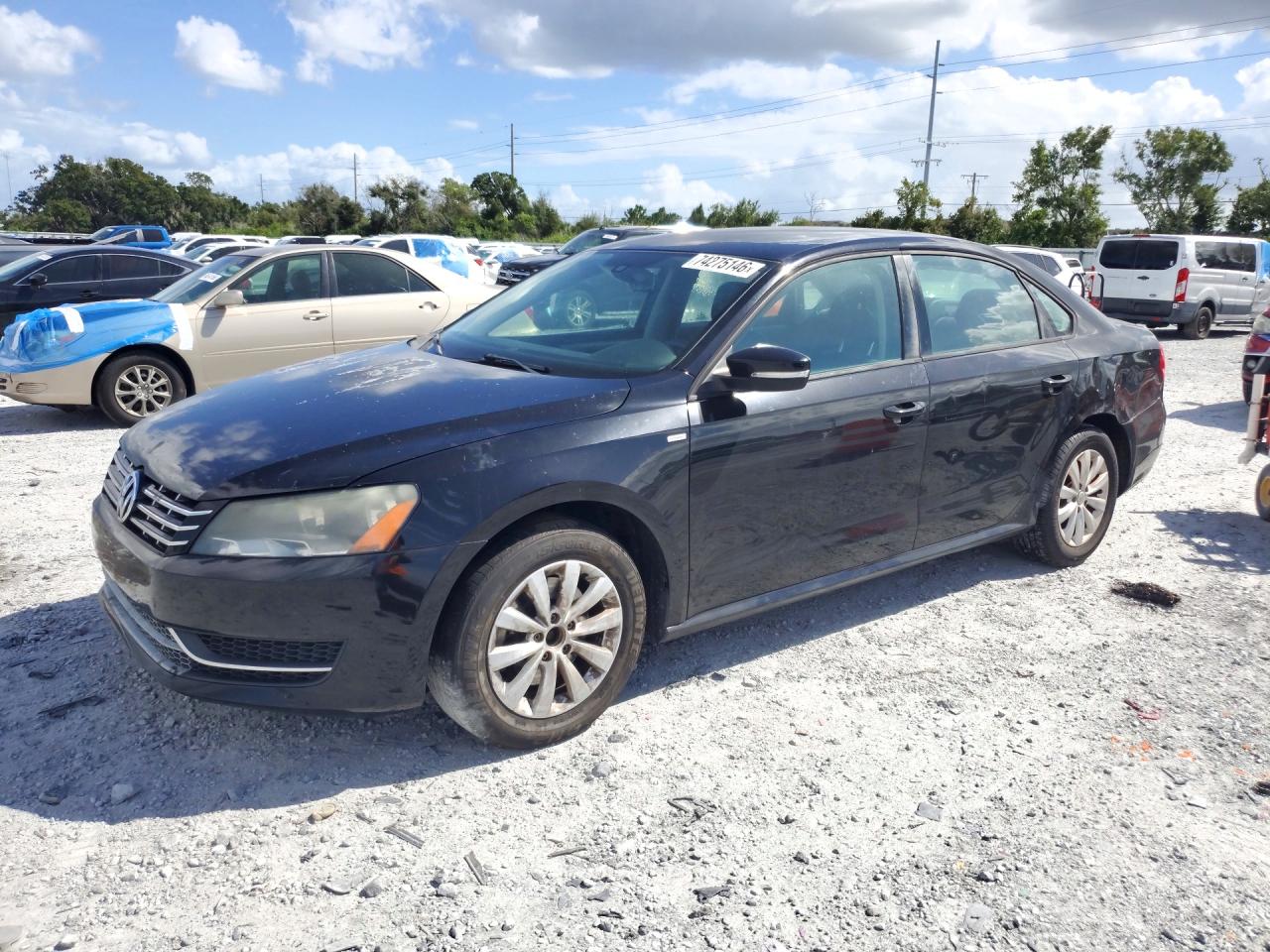 2014 VOLKSWAGEN PASSAT S | 1VWAT7A35EC077690 | UPCARS