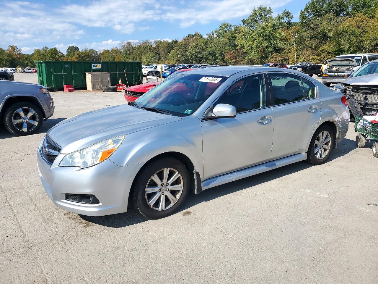 2012 SUBARU LEGACY 2.5I | 4S3BMBA62C3019681 | UPCARS