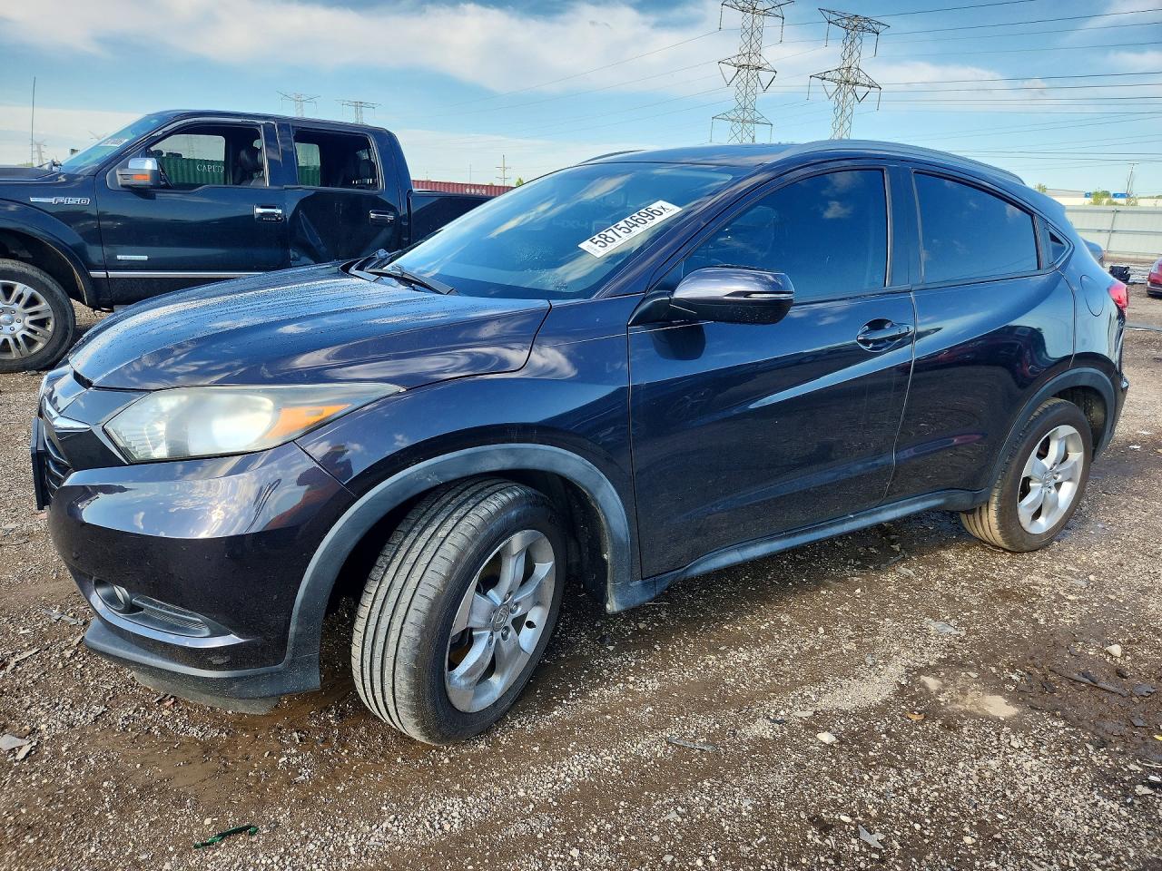 2016 HONDA HR-V EXL | 3CZRU6H7XGM739992 | UPCARS