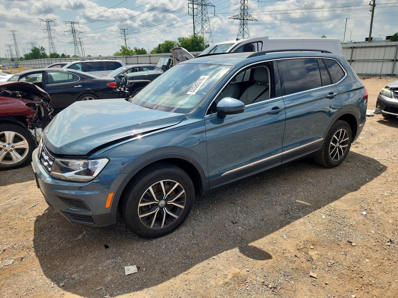 2021 VOLKSWAGEN TIGUAN SE | 3VV2B7AXXMM113983 | UPCARS