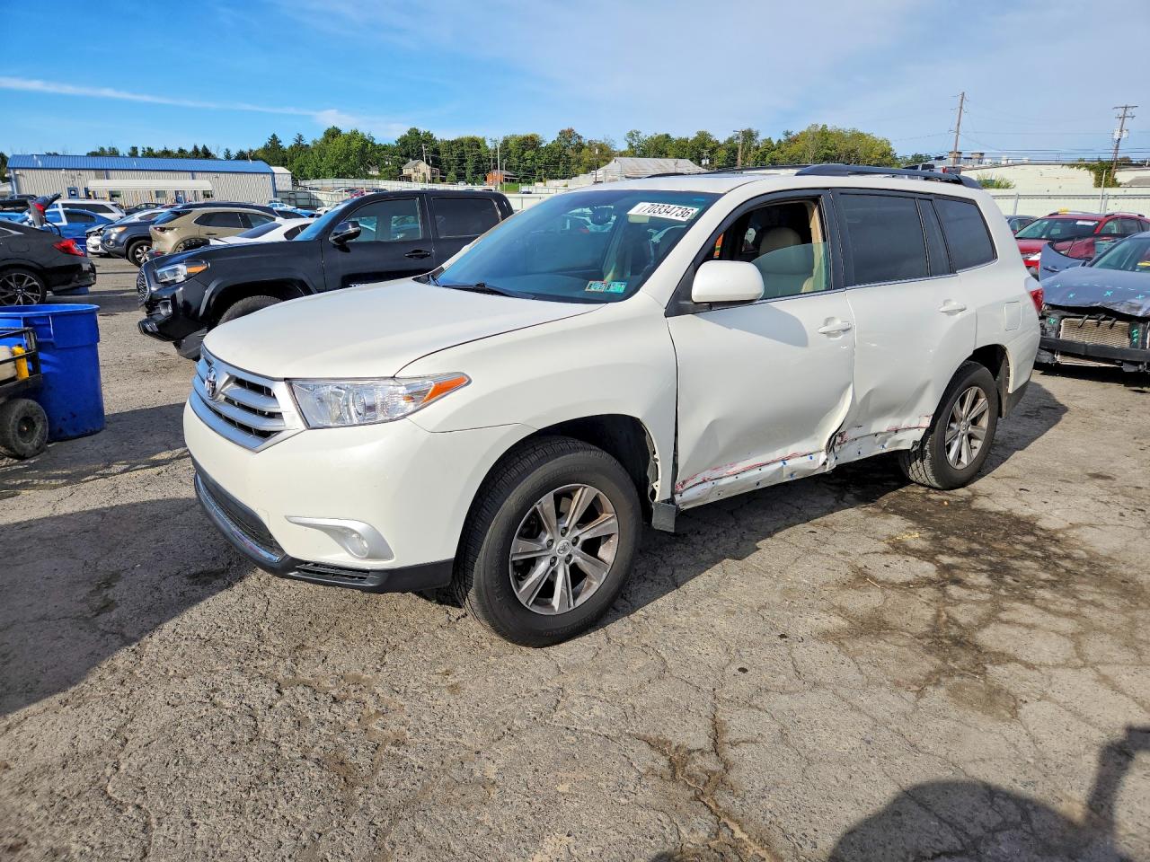2012 TOYOTA HIGHLANDER SE | 5TDBK3EH5CS132076 | UPCARS