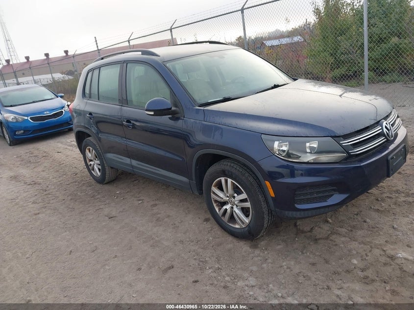 2016 VOLKSWAGEN TIGUAN S | WVGBV7AXXGW545334 | UPCARS
