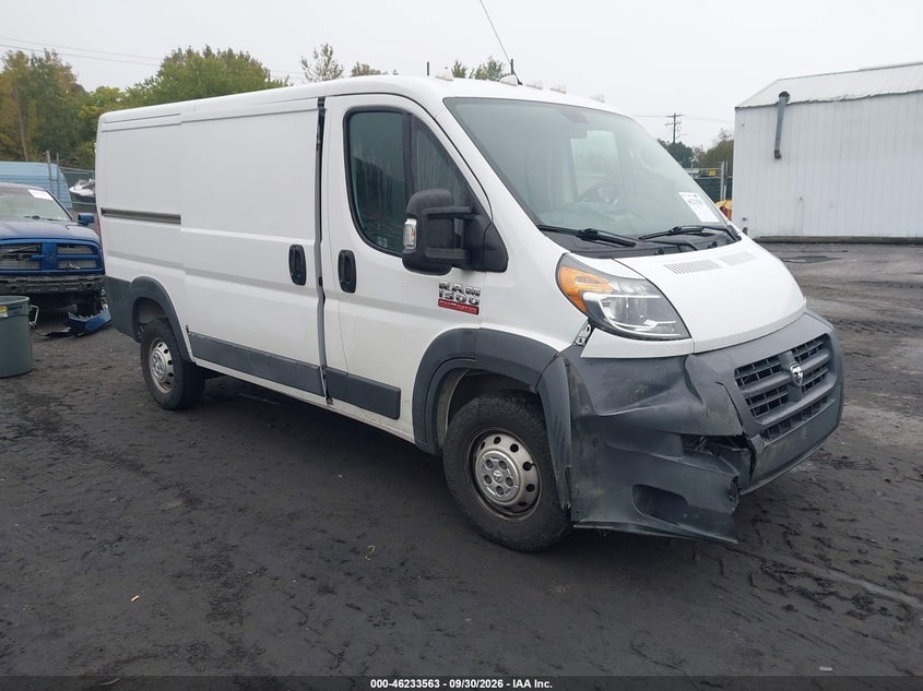 2018 RAM PROMASTER 1500 LOW ROOF 136 WB | 3C6TRVAGXJE132453 | UPCARS