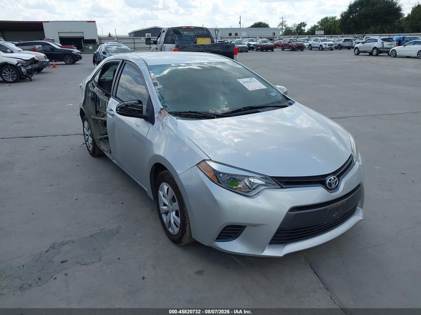 2016 TOYOTA COROLLA LE | 5YFBURHE2GP470483 | UPCARS