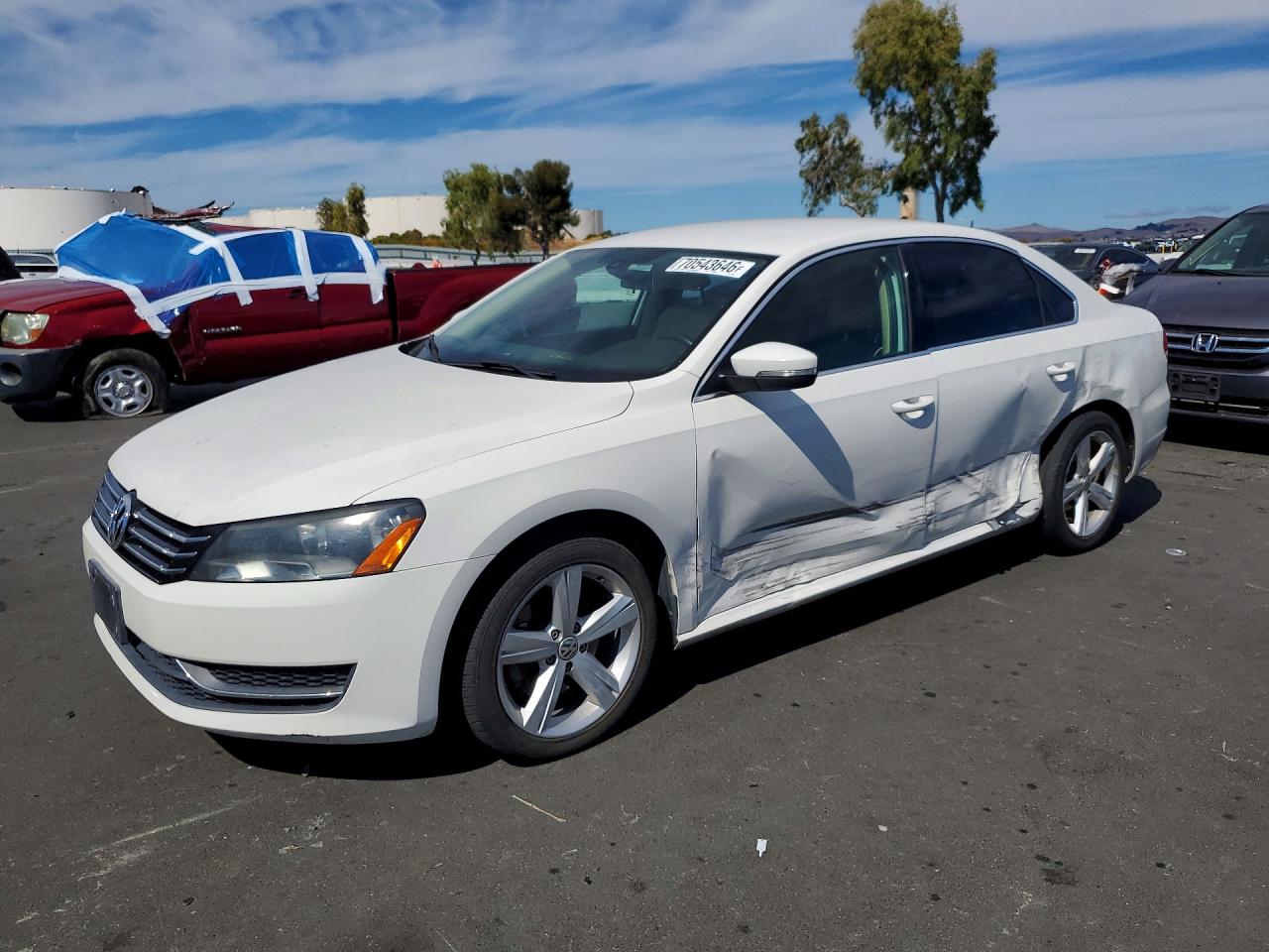 2015 VOLKSWAGEN PASSAT SE | 1VWBT7A35FC063603 | UPCARS