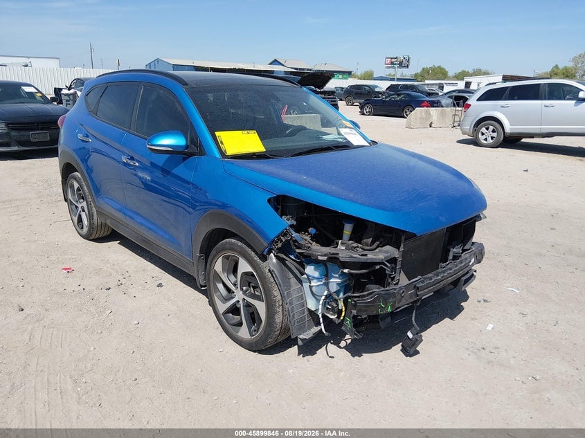 2016 HYUNDAI TUCSON LIMITED | KM8J33A23GU198455 | UPCARS