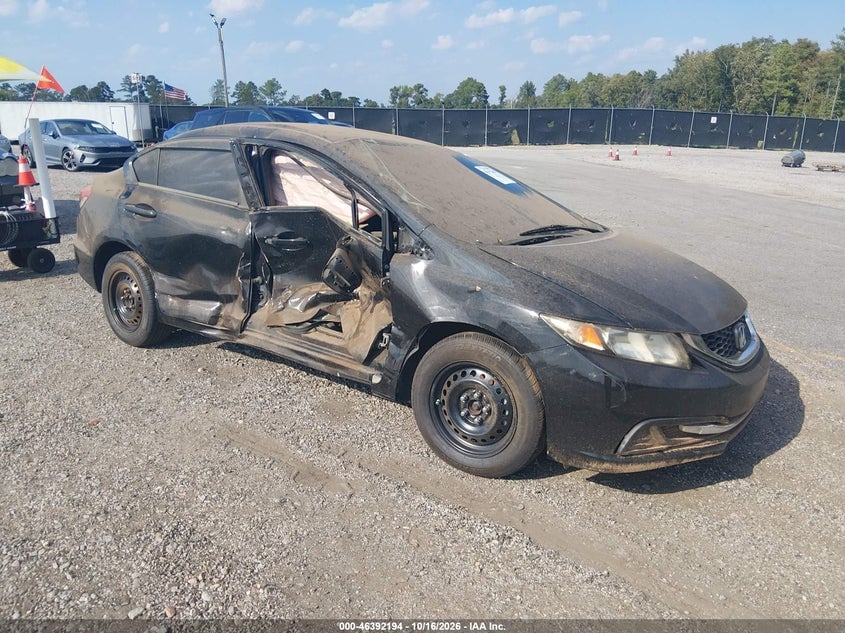 2013 HONDA CIVIC LX | 2HGFB2F57DH300284 | UPCARS