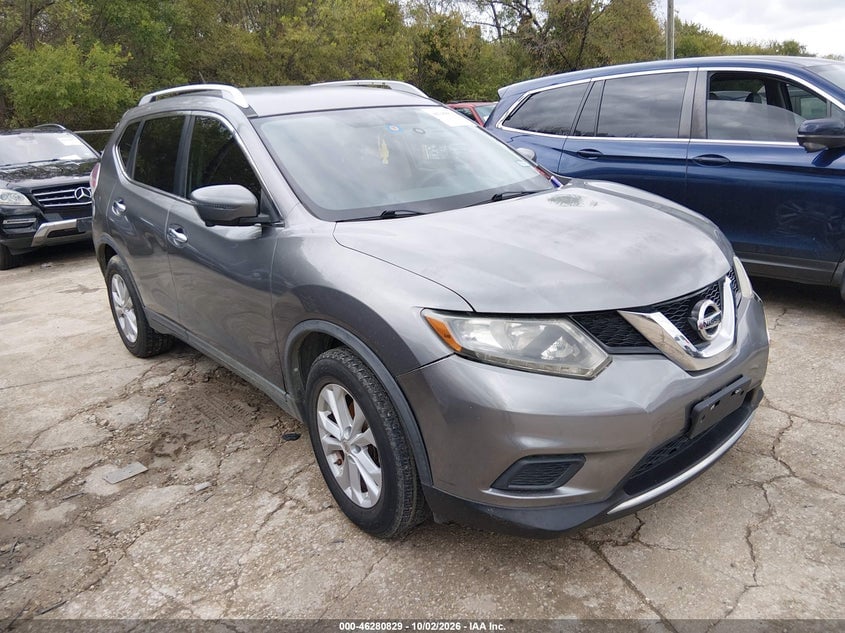 2016 NISSAN ROGUE SV | KNMAT2MT5GP644302 | UPCARS