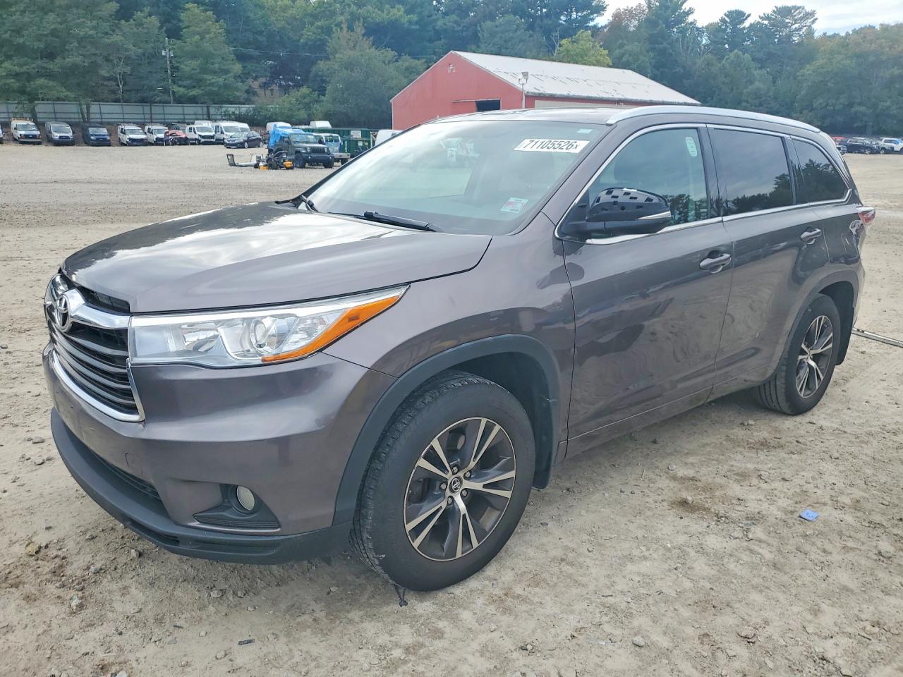 2016 TOYOTA HIGHLANDER XLE | 5TDJKRFH7GS291572 | UPCARS