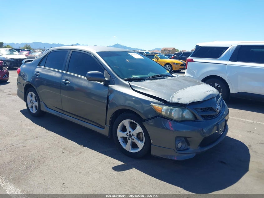 2011 TOYOTA COROLLA S | 2T1BU4EE0BC612216 | UPCARS