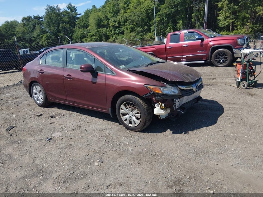 2012 HONDA CIVIC LX | 2HGFB2F59CH600746 | UPCARS