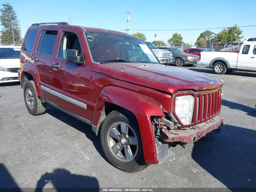 2008 JEEP LIBERTY SPORT | 1J8GN28K68W132747 | UPCARS