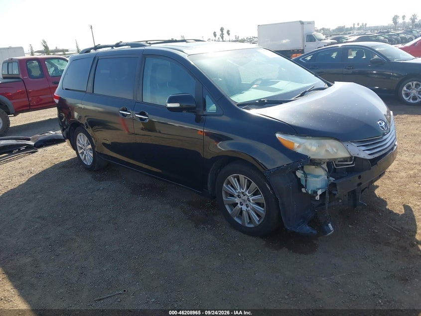 2013 TOYOTA SIENNA LTD | 5TDYK3DC5DS374061 | UPCARS