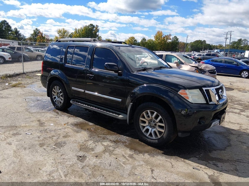2012 NISSAN PATHFINDER LE | 5N1AR1NB2CC608899 | UPCARS