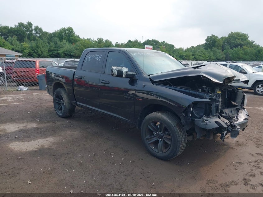 2017 RAM 1500 NIGHT  4X4 5'7 BOX | 1C6RR7MT9HS737845 | UPCARS