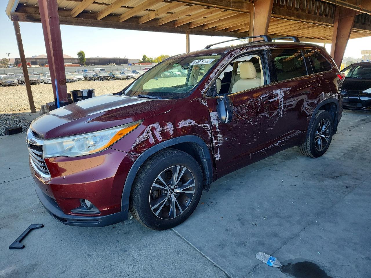 2016 TOYOTA HIGHLANDER XLE | 5TDJKRFHXGS327447 | UPCARS