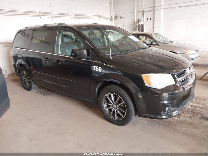 2017 DODGE GRAND CARAVAN SXT | 2C4RDGCG0HR554248 | UPCARS