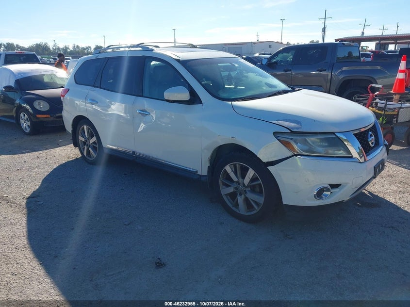 2014 NISSAN PATHFINDER PLATINUM | 5N1AR2MN3EC701418 | UPCARS