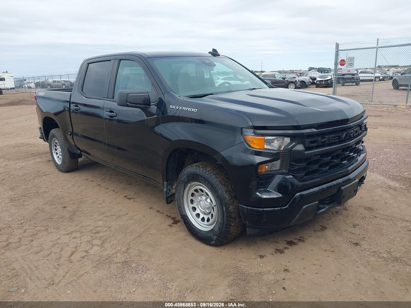 2023 CHEVROLET SILVERADO 1500 4WD  SHORT BED WT | 1GCPDAEK4PZ219908 | UPCARS