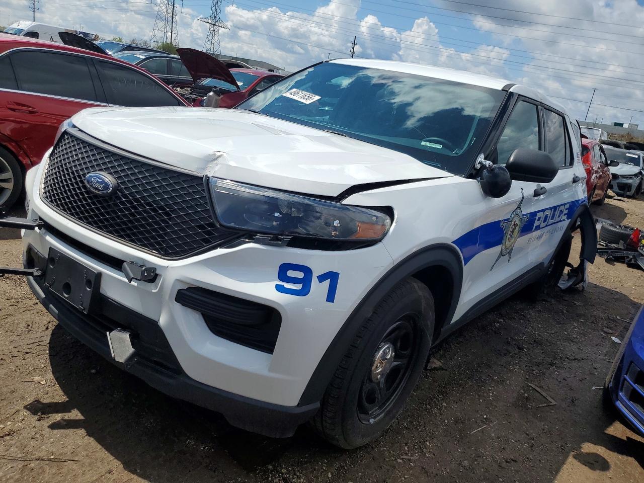2022 FORD EXPLORER POLICE INTERCEPTOR | 1FM5K8AB1NGB03873 | UPCARS