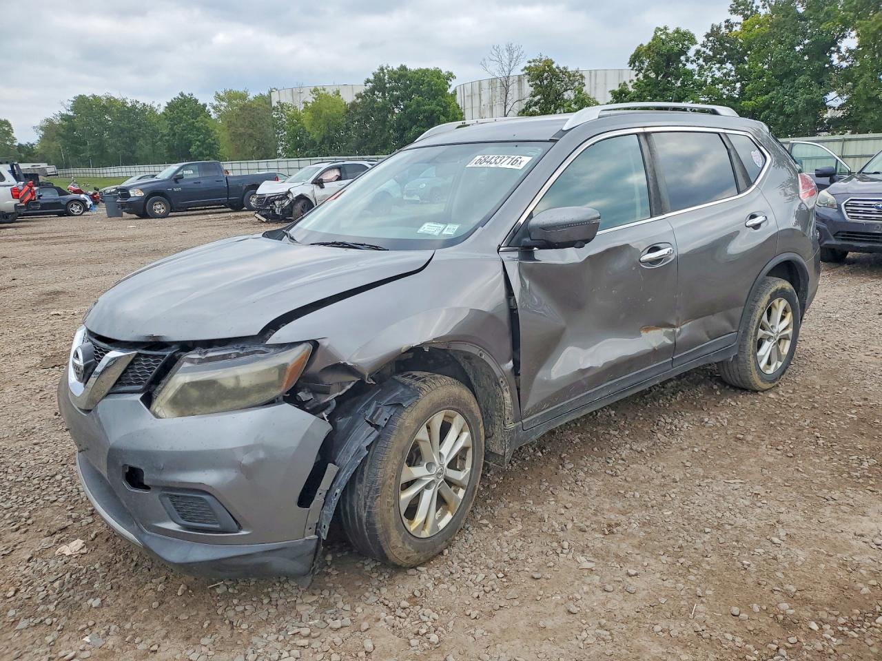 2016 NISSAN ROGUE SV | KNMAT2MV8GP649818 | UPCARS