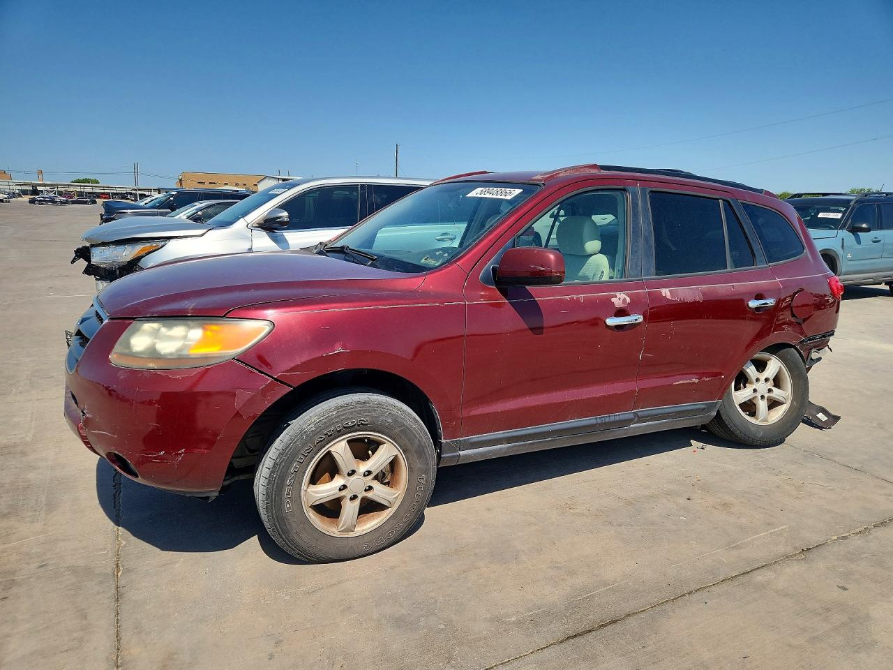 2007 HYUNDAI SANTA FE GLS | 5NMSG13D97H090848 | UPCARS